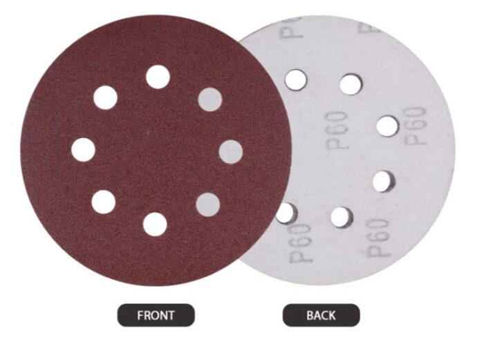 generic: 5in/125mm 80 grit velcro sanding abrasive disc for grinder machine