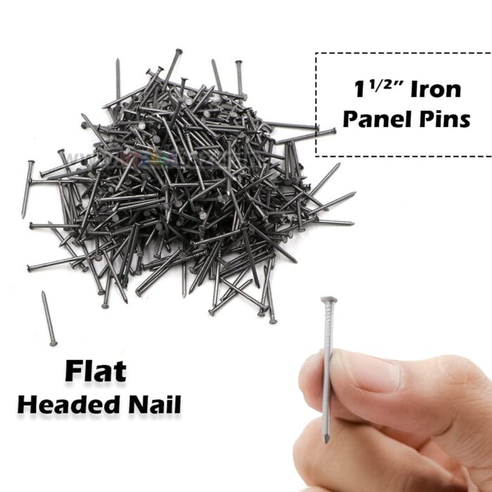 iron nails for wood/carpentry - flat head - 1.5in