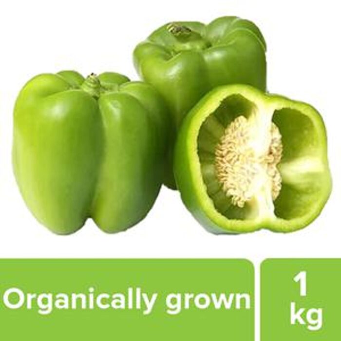 Capsicum - Green, Organically Grown (Loose)