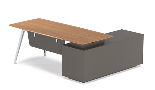 Swadeshi Bharat  6.5 Feet Desk With Aluminum Alloy Legs