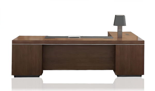 Swadeshi Bharat  8 Feet Office Table In Walnut Veneer