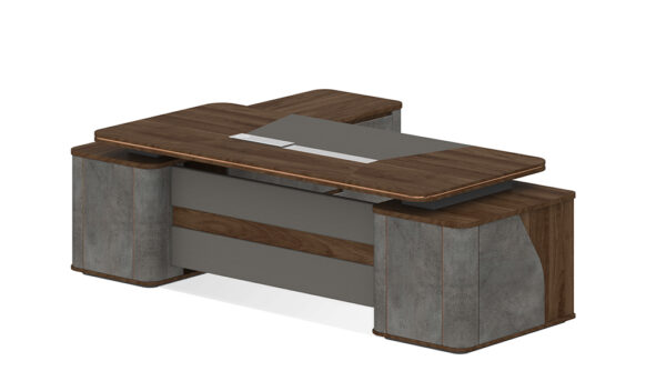 Swadeshi Bharat  7 Feet Office Table With Side Cabinet