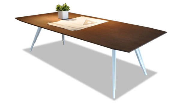 Swadeshi Bharat 8 Feet Meeting Table In Walnut