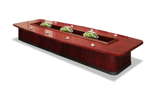 Swadeshi Bharat  16 Feet Conference Table In Sapele Veneer