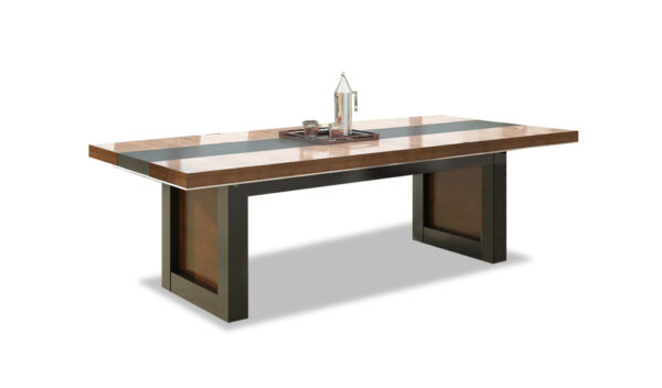 Swadeshi Bharat 8 Feet Meeting Table In Walnut Veneer