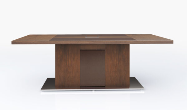 Swadeshi Bharat  8 Feet Meeting Table In King Walnut