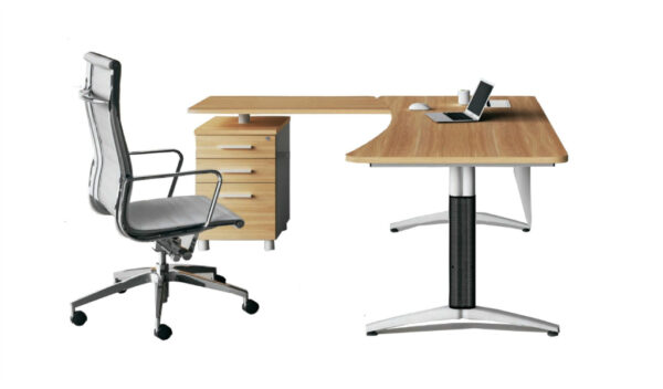 Swadeshi Bharat  6 Feet Office Table With Side Return