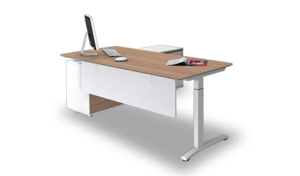 Swadeshi Bharat  6.5 Feet Office Desk With Side Cabinet