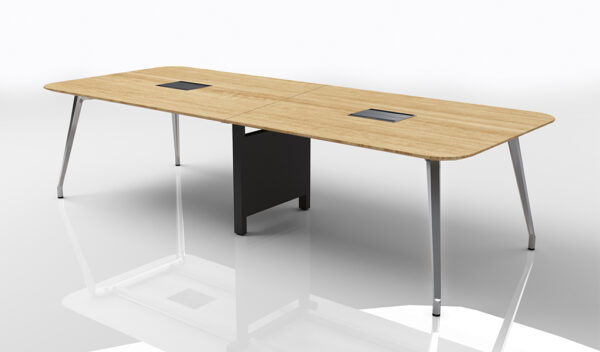 Swadeshi Bharat  10 Feet Meeting Table In Light Oak