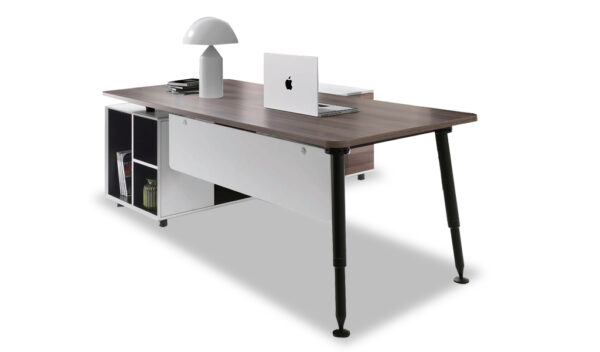 Swadeshi Bharat  7 Feet Office Table With Side Cabinet