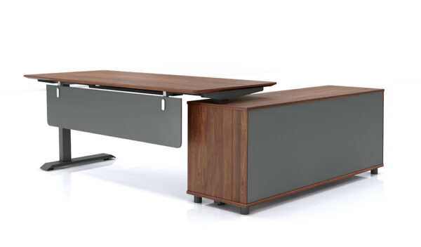 Swadeshi Bharat  6.5 Feet Height Adjustable Desk With Side Cabinet