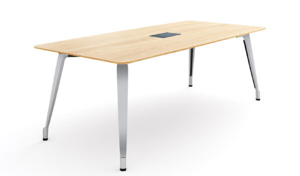 Swadeshi Bharat  8 Feet Meeting Table in Light Oak