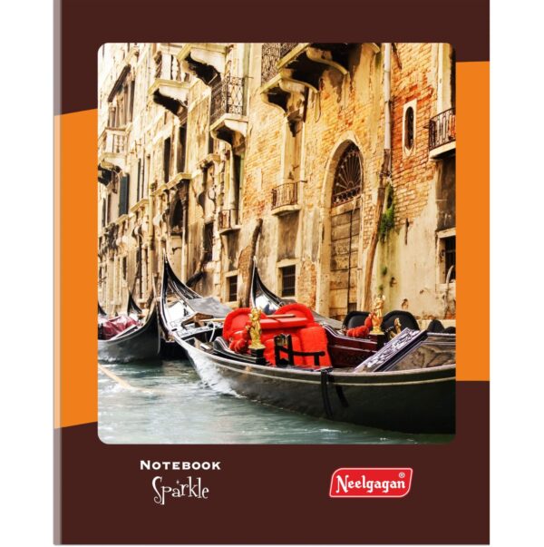 NEELGAGAN Sparkle Notebook, 15cm X 19cm (Softcover) - 80 Pages (PACK OF 2)