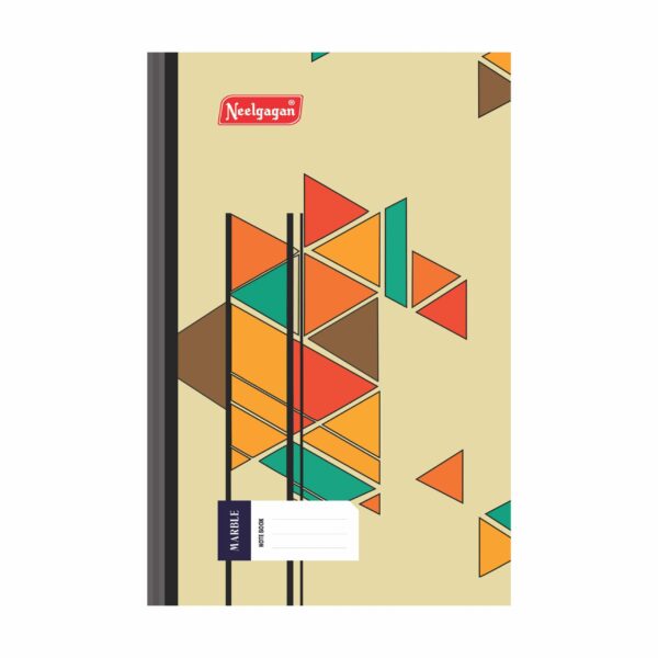 Neelgagan Marble Notebook , Register (19.0cm X 30.5cm) Hardbound/No.4 / 80 Pages (PACK OF 2)