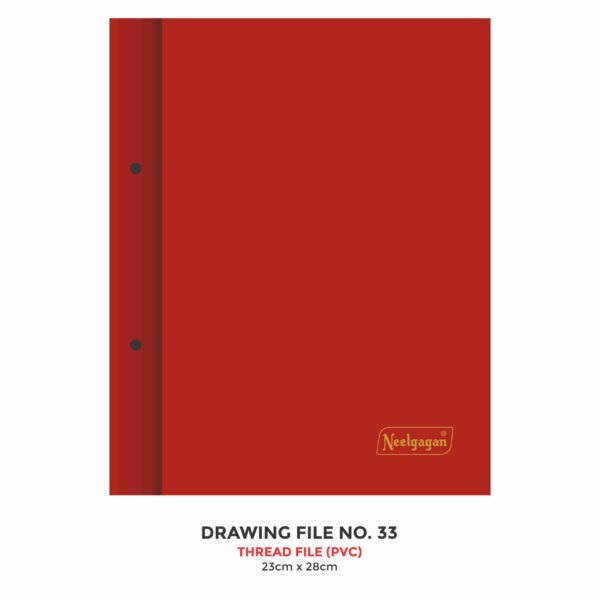 Drawing File No.33, (23cm X 28cm), (Thread File) PVC Cover