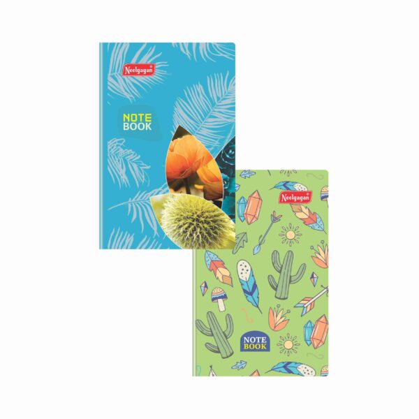 NEELGAGAN Fusion Notebook 144 Pages F-1 (7.2cm X 11.2cm) Hard Bound (PACK OF 2)