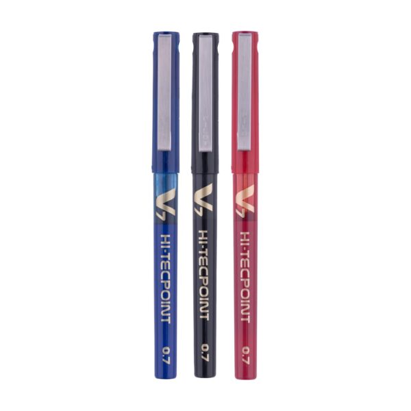 Pilot V7 Liquid Ink Roller Ball Pen Black Blue Red
