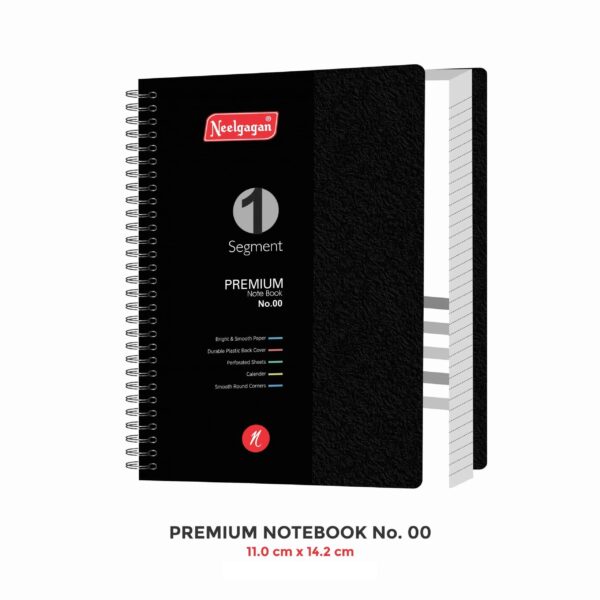 NEELGAGAN Premium Notebook No.00, 160 Pages, (11.0cm X 14.2cm) (PACK OF 2)