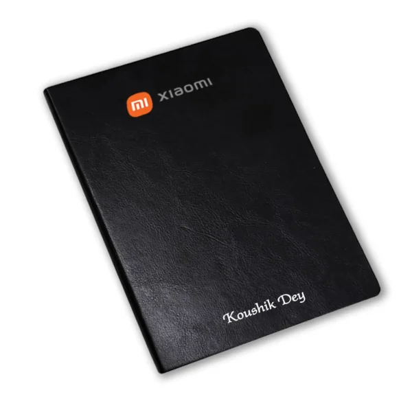 Corporate Economy A5 Custom Black Diary